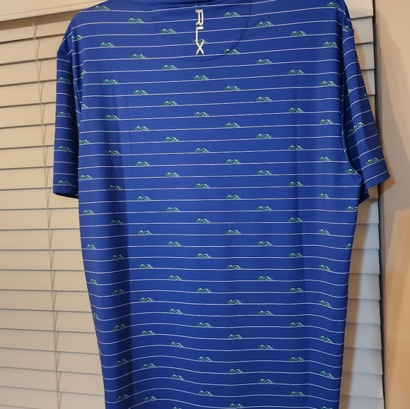 SOLD!!! $115 Ralph Lauren RLX Mens Short sleeve Golf Shirt. Blue.  Med - Picture 11 of 12